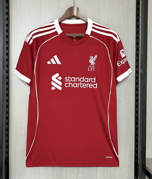 2025/2026 Liverpool Home Soccer Jersey