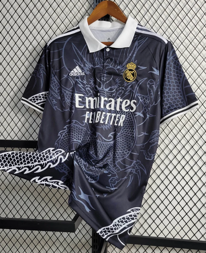 2023/2024 Real Madrid Chinese Dragon Black Football Shirt