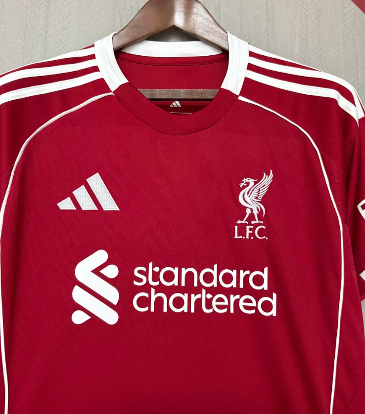 2025/2026 Liverpool Home Soccer Jersey