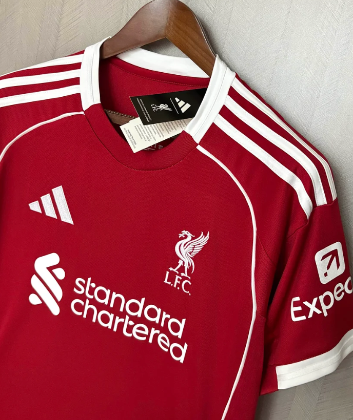 2025/2026 Liverpool Home Soccer Jersey
